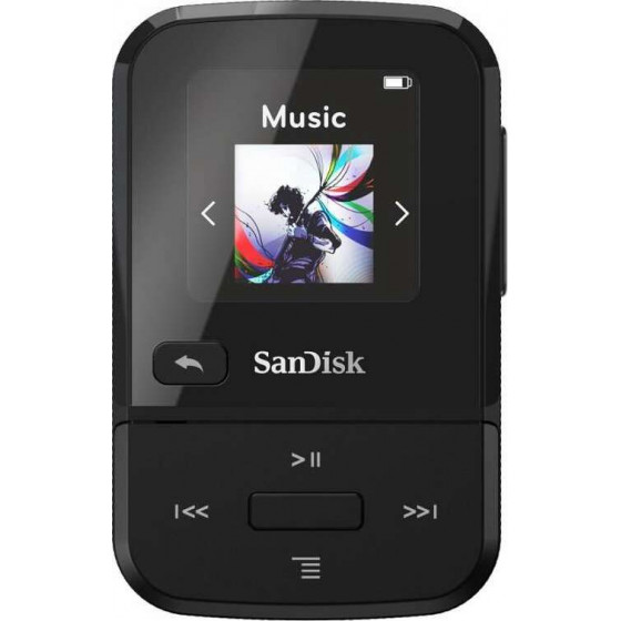 SanDisk Clip Sport Go Black 32GB - (SDMX30-032G-E46K)