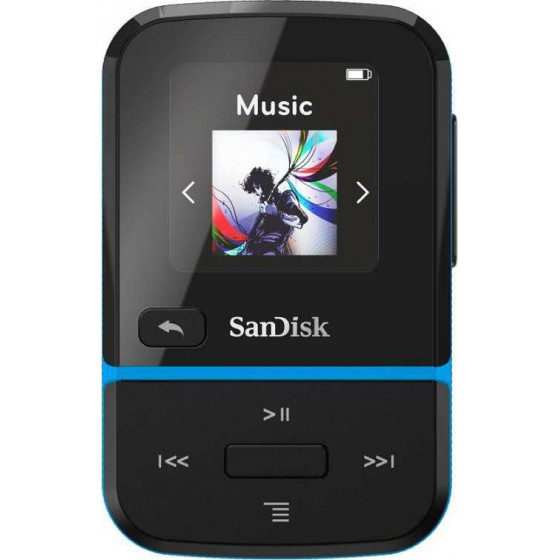 SanDisk Clip Sport Go Blue 32GB - (SDMX30-032G-E46B)