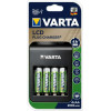 VARTA 57687101441 LCD PLUG CHARGER + 4X56706