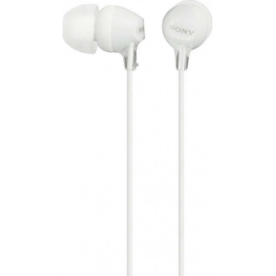 SONY In-Ear Headphones White - (MDREX15LPW.AE)
