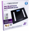 ESPERANZA 8in1 BLUETOOTH DIGITAL SCALE B.FIT BLACK - (EBS016K)
