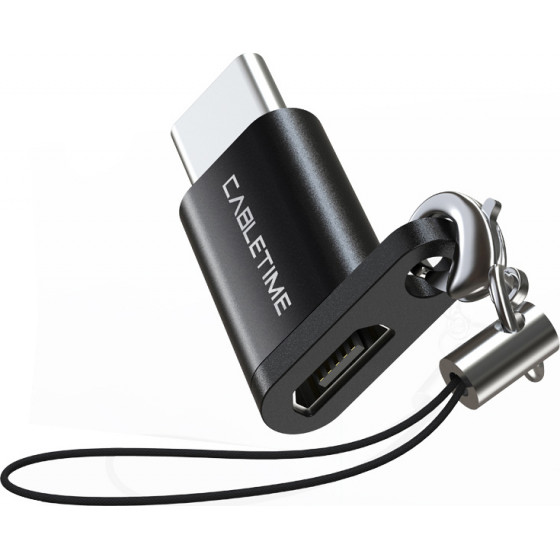 CABLETIME ���������� USB Type-C �� USB 2.0 Micro B CMBF 0.1m, ������