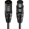 CABLETIME ������� ���������� XLR AV350 3P, M/F, 24AWG, 5m, �����
