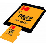 KODAK Memory Card microSD UHS-I U3 V30 ULTRA PERFORMANCE 256GB CLASS 10 with adapter V30 A1 Ultra - (EKMSDM256GXC10)