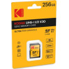KODAK Memory Card microSD UHS-I U3 V30 ULTRA PERFORMANCE 256GB CLASS 10 with adapter V30 A1 Ultra - (EKMSDM256GXC10)
