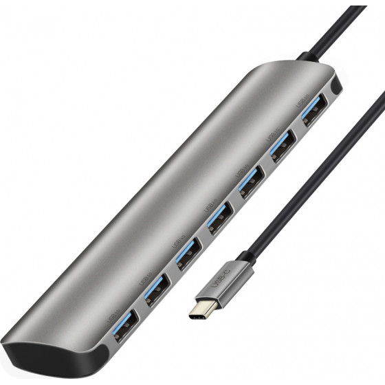 CABLETIME hub Type-C C160 7-ports USB 3.0 , 5Gbps, 0.15m, �����