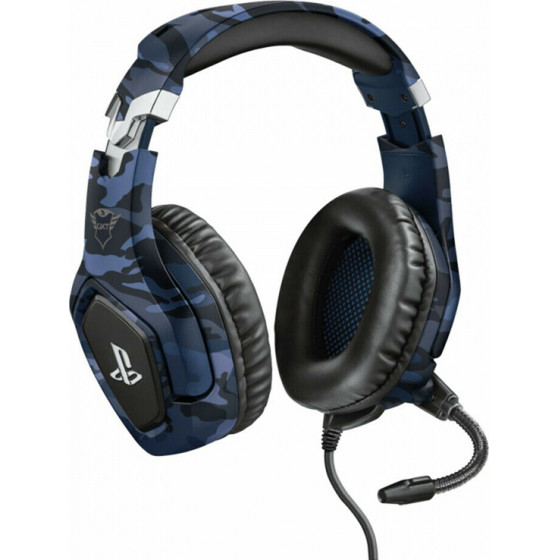 Trust GXT 488 Forze-B PS4 Gaming Headset PlayStation official licensed product blue - (23532)