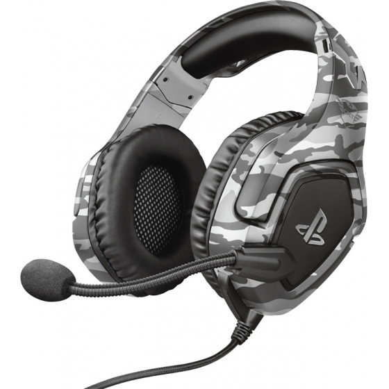 Trust GXT 488 Forze-G PS4 Gaming Headset PlayStation official licensed product grey - (23531)