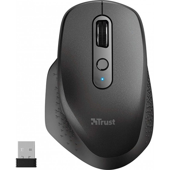 Trust Ozaa Rechargeable Wireless Mouse black - (23812)