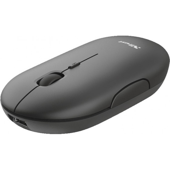 Trust Puck Rechargeable Bluetooth Wireless Mouse black - (24059)