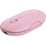 Trust Puck Rechargeable Bluetooth Wireless Mouse pink - (24125)