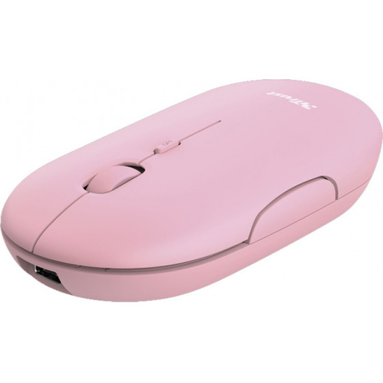 Trust Puck Rechargeable Bluetooth Wireless Mouse pink - (24125)