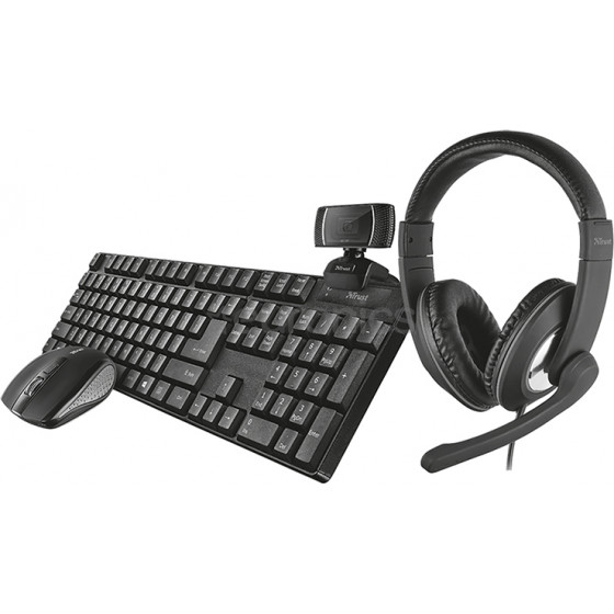 Trust Qoby 4-in-1 Home Office Set - (24040)