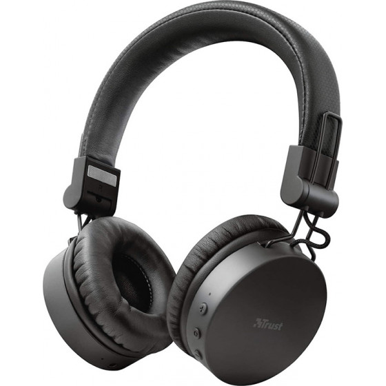 Trust Tones Bluetooth Wireless Headphones - black - (23551)