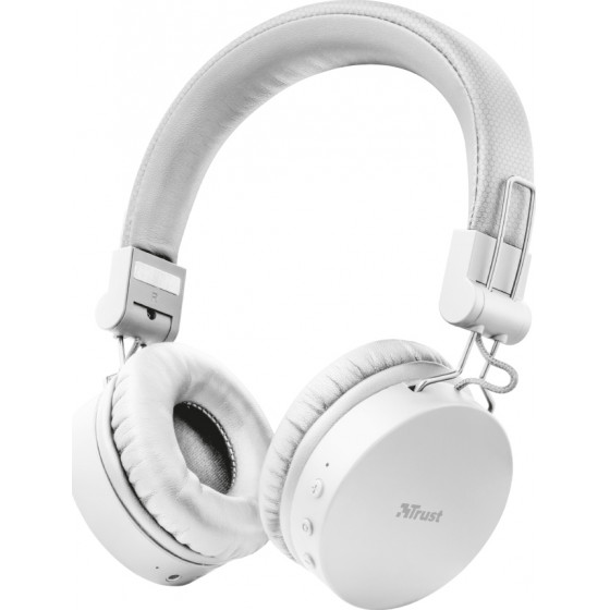 Trust Tones Bluetooth Wireless Headphones white - (23909)