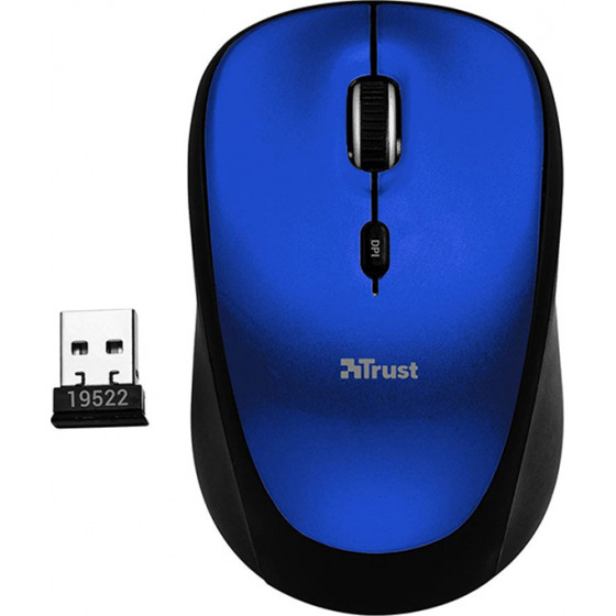 Trust Yvi Wireless Mouse blue - (19663)