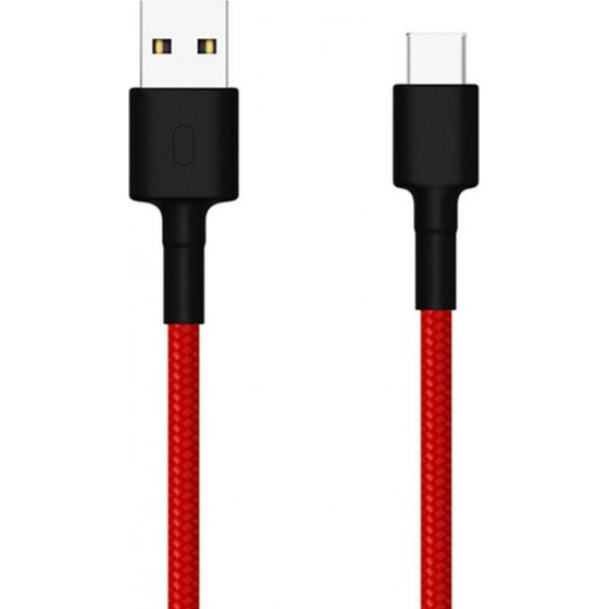 Xiaomi Mi Braided USB Type-C Cable 1m Red - (SJV4110GL)