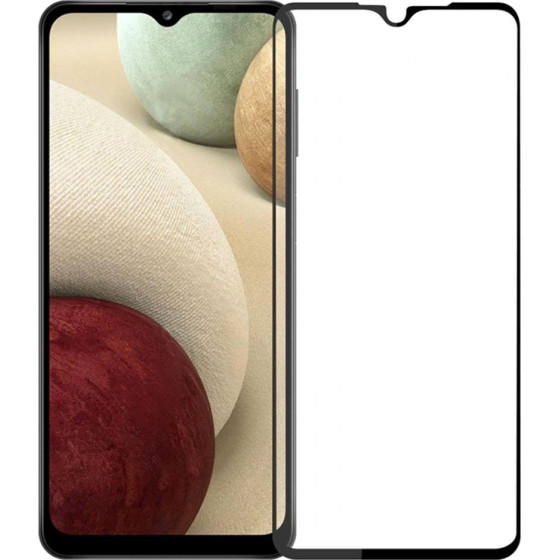 Powertech tempered glass 5D, full glue, Samsung A12 2021, ����� - (TGC-0481)