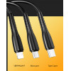 Usams ��������� ����������� C13 & ������� 3 �� 1, 2x USB, 2.1A, ����� - (NTU35YTSC13TZ)