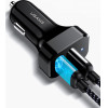 Usams ��������� ����������� C13 & ������� 3 �� 1, 2x USB, 2.1A, ����� - (NTU35YTSC13TZ)