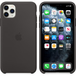 APPLE ���� IPHONE 11 PRO MAX SILICONE COVER BLACK PACKING - (MX002ZM/A)