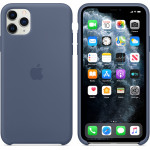 APPLE ���� IPHONE 11 PRO SILICONE COVER MIDNIGHT BLUE PACKING - (MWYJ2ZM/A)