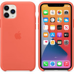 APPLE ���� IPHONE 11 PRO SILICONE COVER ORANGE PACKING - (MWYQ2ZM/A)