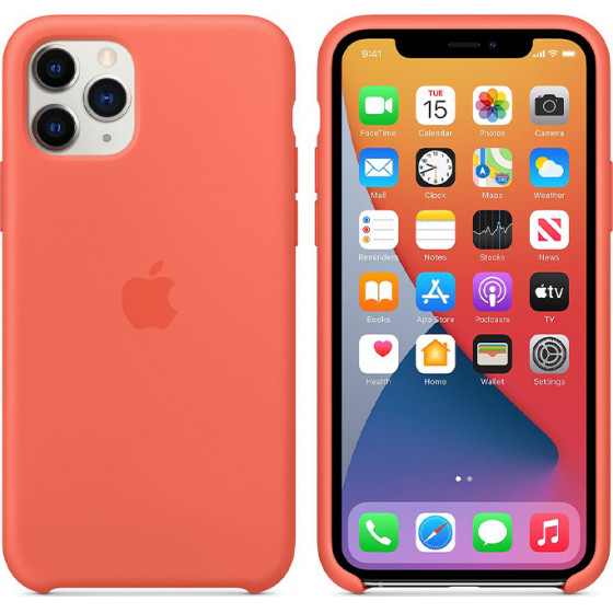APPLE ���� IPHONE 11 PRO SILICONE COVER ORANGE PACKING - (MWYQ2ZM/A)