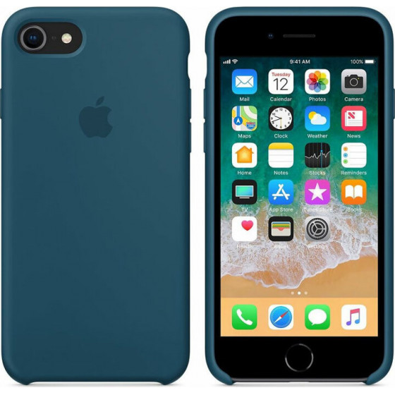 APPLE ���� IPHONE 8/7 SILICONE COVER COSMOS BLUE PACKING - (MR692ZM/A)