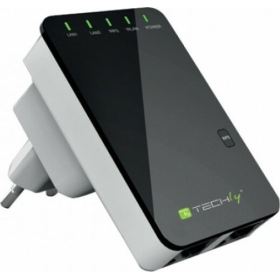 Techly �������� Repeater Dual Lan - (I-WL-REPEATER2)