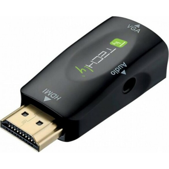 Techly HDMI �� VGA �� Audio ����������� - (IDATA HDMI-VGA2MABT)
