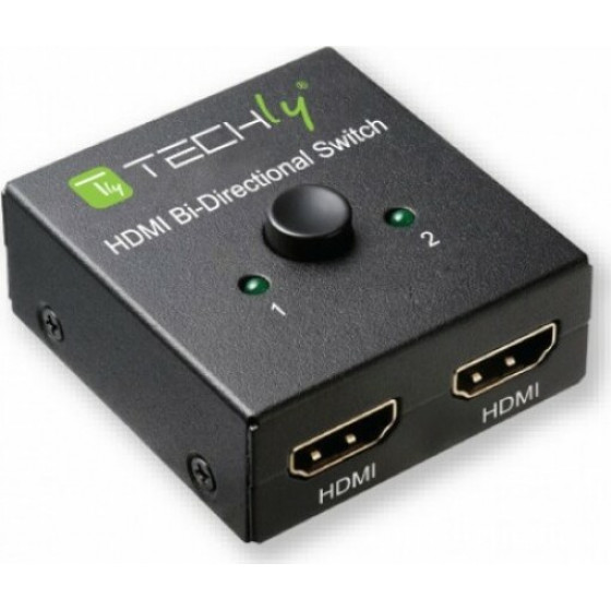 Techly HDMI Switch 2 ����� - (IDATA HDMI-22BI2)