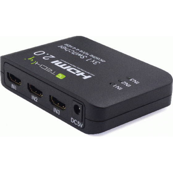Techly Switch 3x1 HDR 4KX2K - (IDATA HDMI2-4K3160)
