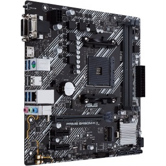 Asus Prime B450M-K II ,AM4 ,MATX - (90MB1600-M0EAY0)
