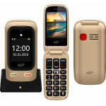 NSP ������ �� ������� 2500DS FLIP 2.4 1.8 DUAL SIM 2G 32MB/32MB RADIO-MP3/MP4 SOS BUTTON GOLD HANDS FREE