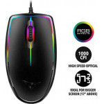 Alcatroz Rgb FX Usb Wired Mouse Asic 7 Black - (ASIC7B)