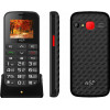 NSP ������ �� ������� 2000DS 1.8 DUAL SIM 2G 32MB/32MB RADIO-MP3/MP4 SOS BUTTON BLACK/BLACK HANDS FREE