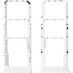 SAMSUNG A12 A125 DUAL SIM CARD + MEMORY HOLDER WHITE ORIGINAL SERVICE PACK - (GH98-46124B)