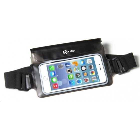 Celly Waterproof Splash Belt Up To 6.5 Black - (SPLASHBELTBK)