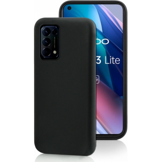 Fonex Tpu Case 0.6mm Oppo Find X3 Lite Black Backcover - (BLK1554B)