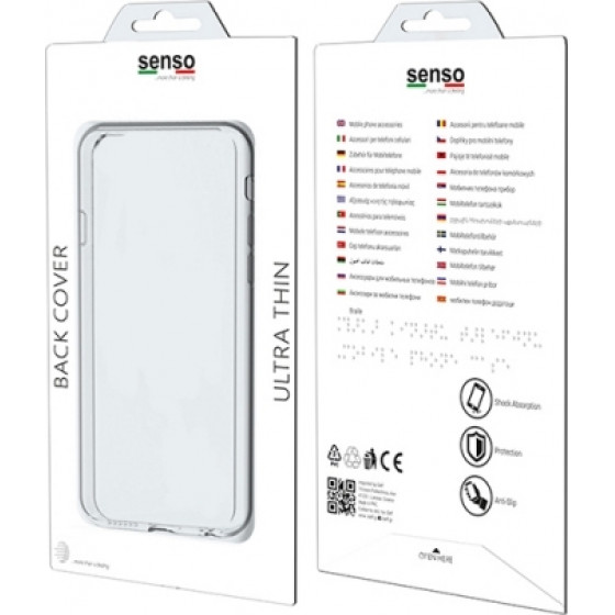Senso Tpu 0.3 Samsung Xcover 3 Trans Backcover - (SE03SAMXC3TR)