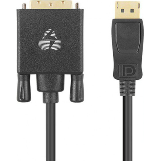 Powertech ������� DisplayPort �� DVI Active 4K 1.8m ����� - (CAB-DP058)