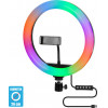 GloboStar Professional Digital Ring Light �26cm LED SMD 30W 3000lm 180� DC 5V �� ������� ����������� USB - ������������ ����������� ��������� �������� & 1 ���� ��������� - ��������� RGBW+WW Dimmable - (75801)