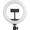 GloboStar Professional Digital Ring Light �20cm LED SMD 20W 2000lm 180� DC 5V �� ������� ����������� USB - ������������ ����������� ��������� �������� & 1 ���� ��������� - ��������� RGBW+WW Dimmable - (75800)