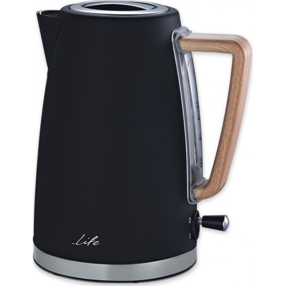 Life Ritz Black Electric Kettle 1.7L