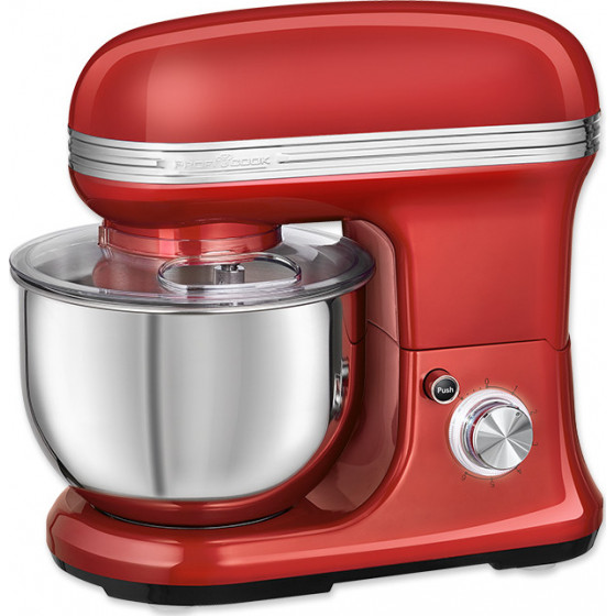 Profi Cook PC-KM 1197 RED Kneading maschine vintage red/stainless steel