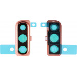 SAMSUNG A50 A505 CAMERA COVER CORAL ORIGINAL SERVICE PACK - (GH98-44064D)