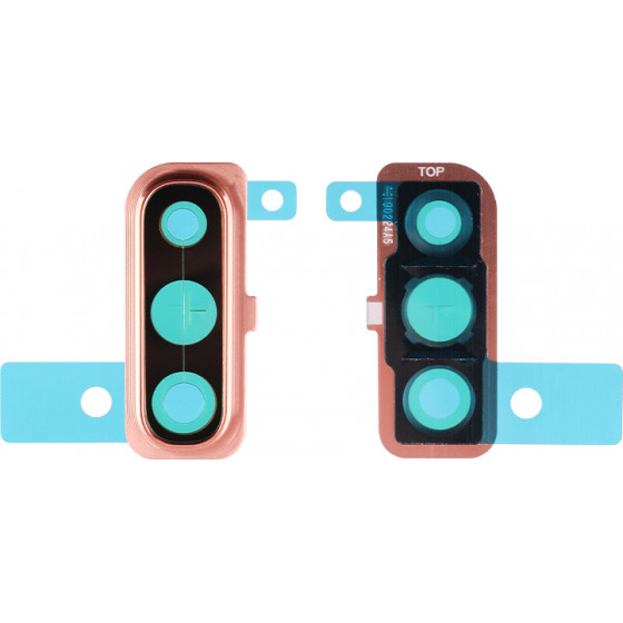 SAMSUNG A50 A505 CAMERA COVER CORAL ORIGINAL SERVICE PACK - (GH98-44064D)