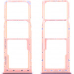 SAMSUNG A505 GALAXY A50 2019 DUAL SIM CARD HOLDER CORAL ORIGINAL SERVICE PACK - (GH98-43922D)