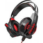 Hoco ��������� Stereo Gaming ������� ���� 3.5mm ��� USB �� ��������� ��� LED ������� ����� ������� - (W102 Cool Tour)